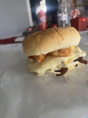 Delicious breakfast sandwiches made to order