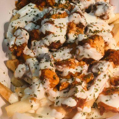 Buffalo chicken fries!!