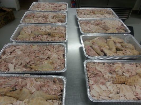 Thanksgiving turkey for 300 plus.