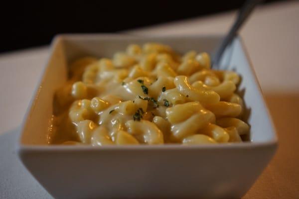 Spicy Habanero Mac & Cheese, aged cheddar, sriracha