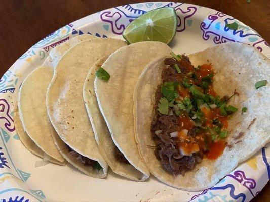 Tacos de Barbacoa