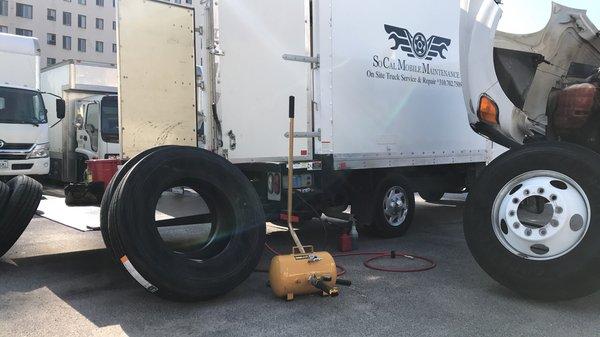 On Site Truck Tire Service