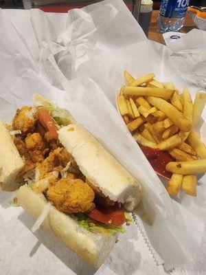 Poboy and fries