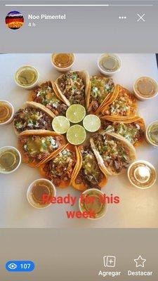 steak tacos pork brisket tongue chicken chorizo ​​birria barbecue