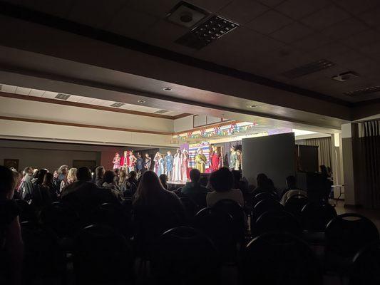 Once Upon a Mattress production at John Bishop Carroll School