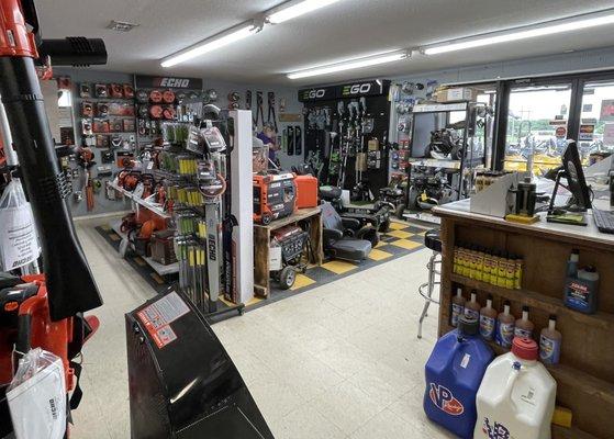 Come see our great selection of hand-held lawn care power equipment, including Honda, Echo, and EGO