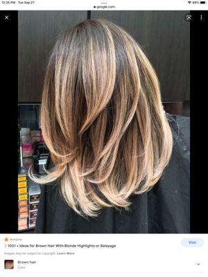 Balayage 
 Dimensional Blondes