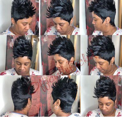 Short Funky Pixie Quickweave