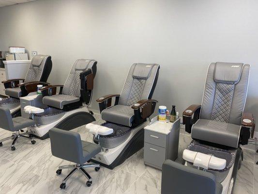 Our pedicure chairs