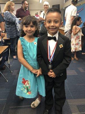 Max's kindergarten graduation