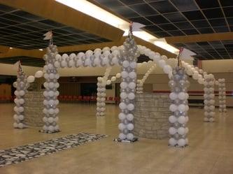 High Expectations dance floor themed decoration