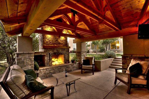 Custom Outdoor Living Area.