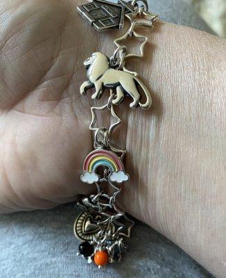 Star Bracelet and Charms- Celebrating 10 years of Teaching.