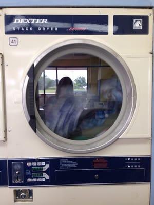 Dryer - .25 cents for six minutes of dry time