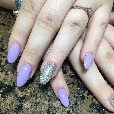 Acrylic Balance with Gel Polish