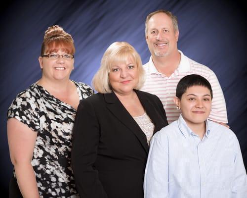 The current office staff in 2015 of The Law Office of Lisa Rasmussen.