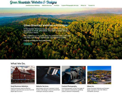 Green Mountain Websites and Designs.
 Montpelier Vermont