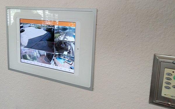 Flush mount iPad Air in any room provides quick access to the perimeter of your home or business.