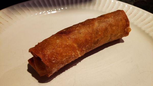 Vegetarian egg roll ($6 for 3). Pretty good. Nicely seasoned filling.