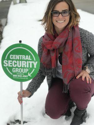 Rachel and the rest of La Alarms putting in the work on this sneaux day to keep everyone save and secure.