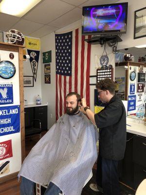 What about a haircut from a REAL barber ?!