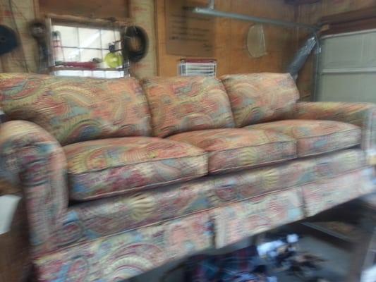 Couch restored to new