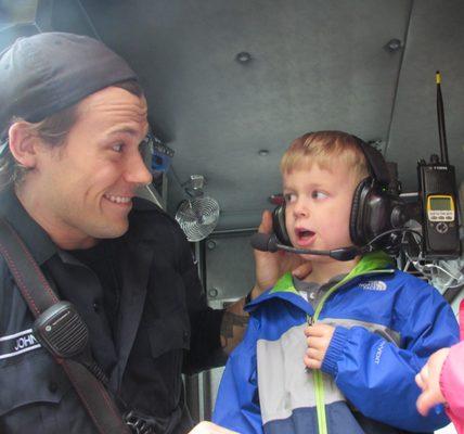 Fire Fighters visit Bethany Bear's Preschool