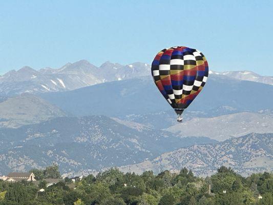 Rocky Mountains in the Background