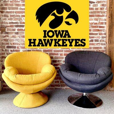 Pub chairs perfect for game day!