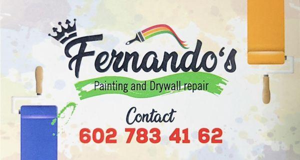 Our team is happy to help you with all your painting needs and drywall repairs. Free estimates to this number.