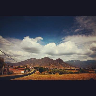 The mountains in Oaxaca