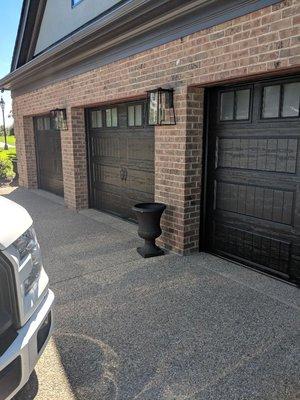 Black Clopay Gallery Doors