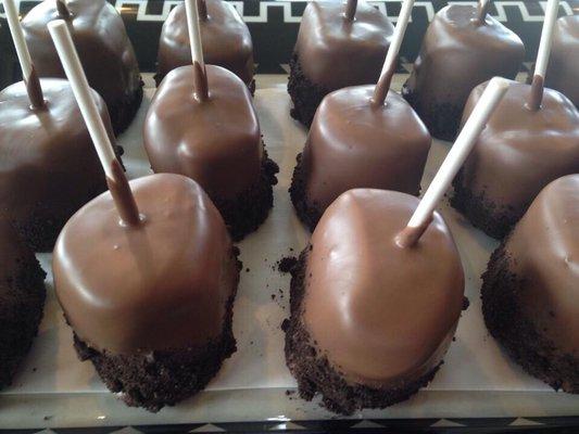 Jumbo dipped marshmallows!