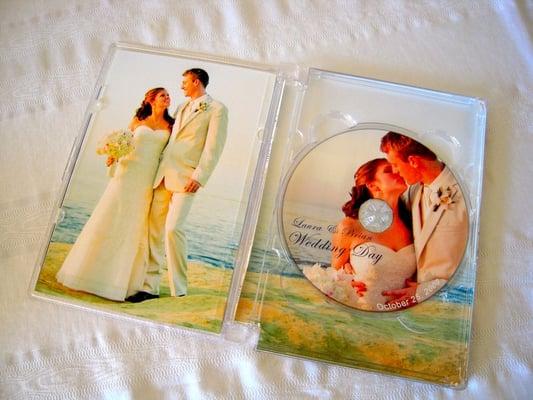 Wedding DVD, inside case