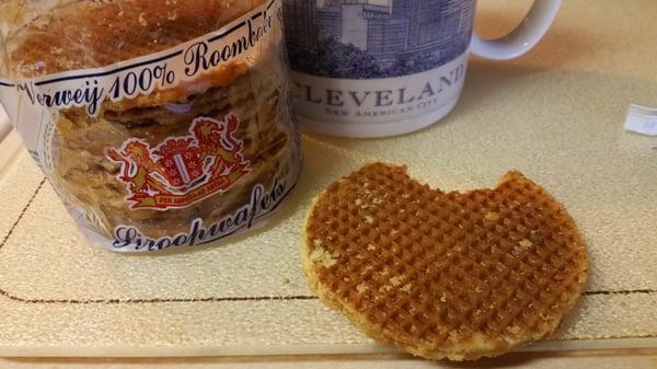 Roomboter Stroopwafel.