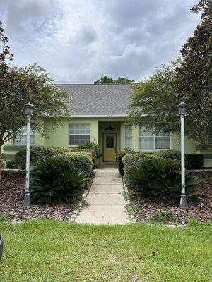 The rental house on the property