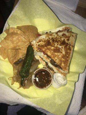 Quesadilla-$8 any meat