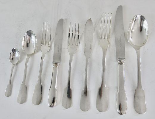 Christofle Sterling Silver Complete Flatware Set