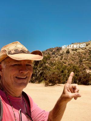 Hiked a group of German 16-23 yo up to the famed Hollywood Sign.