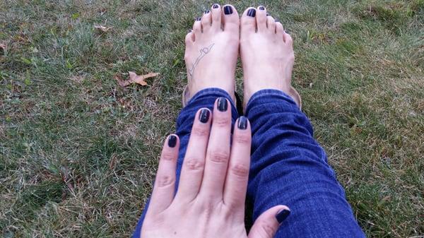 $20 Mani/Pedi. Essie Bobbing for Baubles.