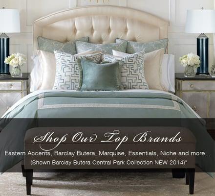 This is a NEW 2014 Bedding Ensemble from the Central Park Collection from Barclay Butera