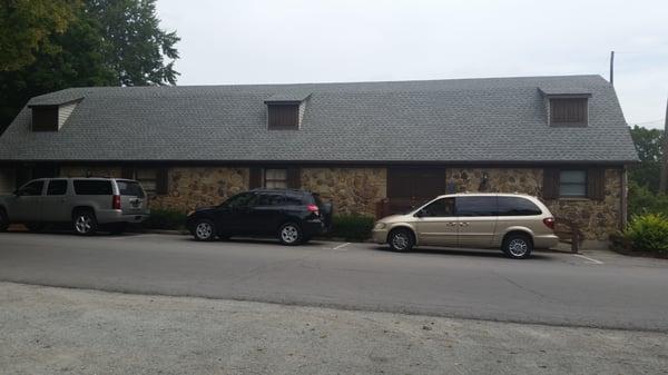 Community Center backs up to Park. Parking is an issue.