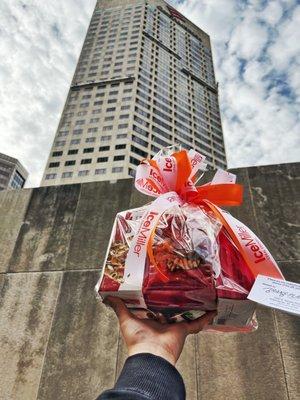 Delivery to One America Tower