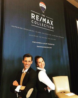 At the Remax Luxury Forum with Madison Hildebrand from Million Dollar Listing.