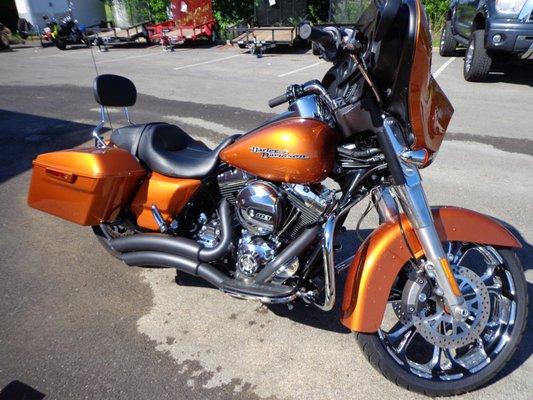 we have the largest selection of used in the area. including lots of Harley Davidson's. come see us