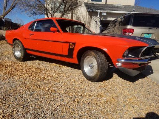 1969 GT Fastback Boss 351 Cleavland 5 speed