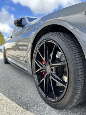 Rims and calipers painting