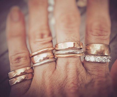 Wedding bands galore.