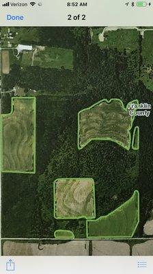 160 acres for sale Franklin County