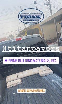 Prime Building Materials Paver Yard